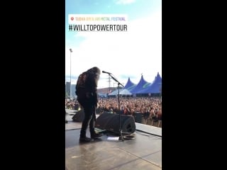 Michael's instagram stories 29 6 2018 tuska open air (2)