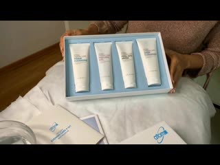 Распакоа очищающего набора от атоми atomy evening care