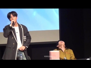 [fancam] 171014 vixx lr about puppies @ hapjeong fansign