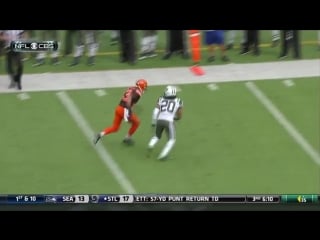 Jets marcus williams intercepts browns johnny manziel