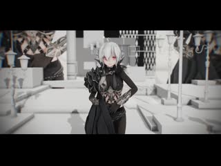 Mmd】conqueror (tda darkknight haku)