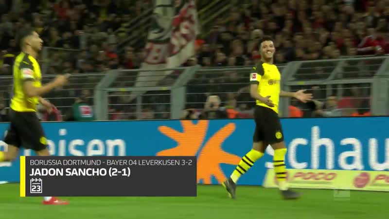 Jadon sancho february's bundesliga goal of the month
