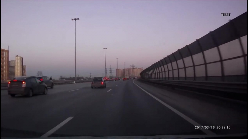 Дтп с шестью машинами на питерской кад