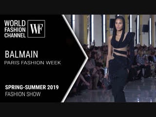 Balmain spring summer 2019 | paris fashion week