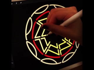 Radial symmetry in procreate by jenna simon #other@