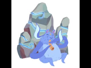 Magic forest procreate animation