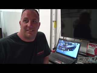 Blower belt snaps and he still won