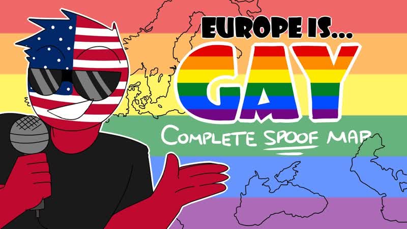 [chefgatsby] [countryhumans] europe is gay complete spoof map
