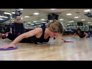 Golds gym master gliding class with claudia