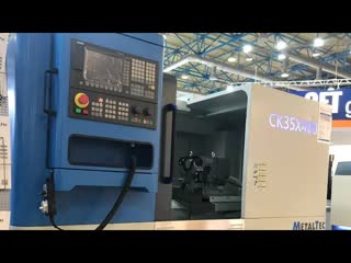 Metaltec ck35/400 токарный станок чпу видеообзор с выстаи металлообработка 2023