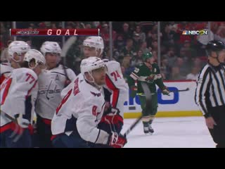 Alex ovechkin buries two one timers in first 11 minutes against wild