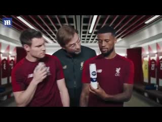 Liverpool’s jurgen klopp and james milner star in new nivea advert