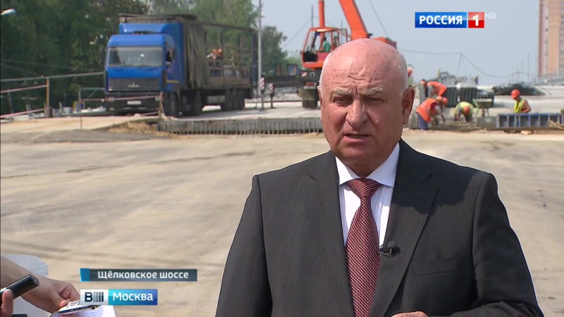 Реконструкция щелковского шоссе возобновлена