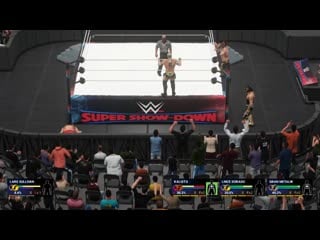 Wwe kick off vs lucha house party (kalisto, gran metalik, and lince dorado) handicap match!