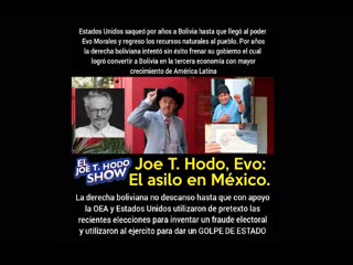 Evo asilo político en méxico