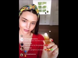 Miranda kerr shows us her evening skincare routine using kora organics