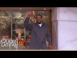 Ice cube, dita von teese and chef lorena garcia on the queen latifah show
