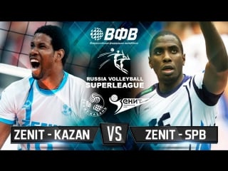 First defeat for two years zenit spb vs kazan russia volleyball superleague best actions