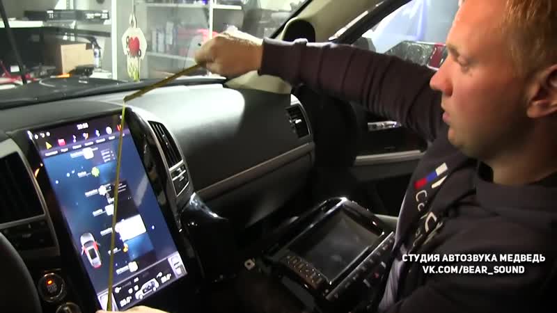 Магнитола tesla style toyota land cruiser 200