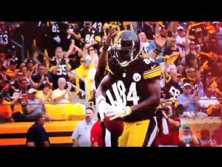 Pittsburgh steelers wide receiver antonio brown shows how he gets open