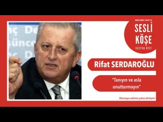 Rifat serdaroğlu sesli köşe 29 kasım 2019 cuma