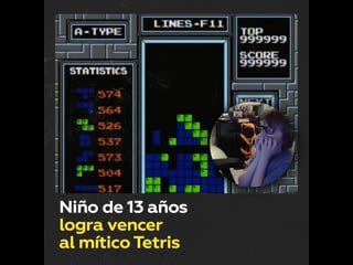 Estadounidense de 13 años hace historia al pasar tetris
