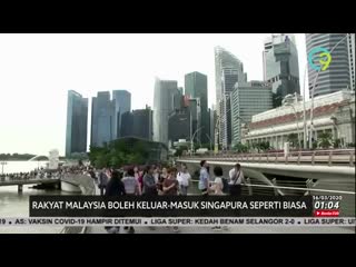 Rakyat malaysia boleh keluar masuk singapura