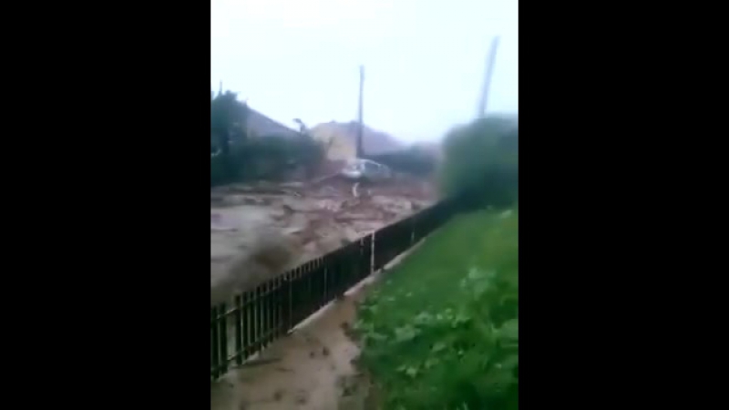 Разрушительный поток в карачаево черкесии