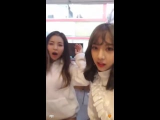 171214 brave girls instagram live