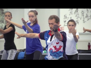 Russian wushu team training 2018