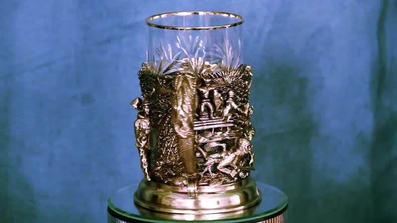 Подстаканник (бронза) рыбаки