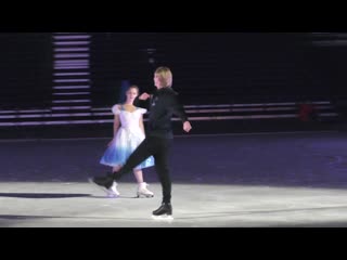 Evgeni plushenko and yulia lipnitskaya, cinderella rehearsal