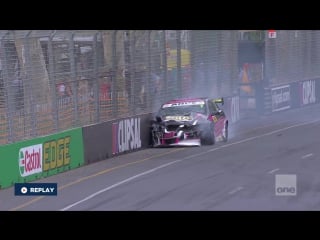 V8 supercars dunlop series 2015 round 1 adelaide race 1 2 highlights
