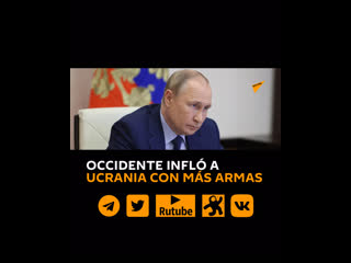 Occidente infló a ucrania con más armas