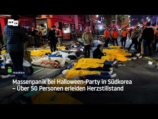 Massenpanik bei halloween party in südkorea – über 50 personen erleiden herzstillstand