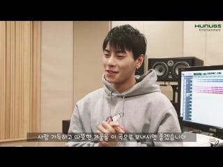 [making] 171206 kim sanggyun x sohee '유치해도' (prod lee minhyuk (btob)) recording room behind for muzmon
