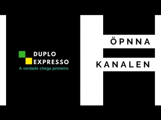 Estreia do programa duplo expresso na tv sueca öpnna kanalen duplo expresso – a verdade chega primeiro