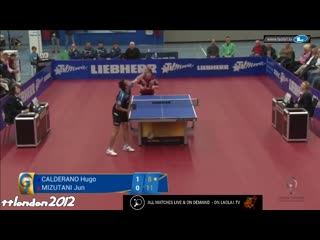 Throwback hugo calderano vs jun mizutani champions league