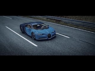 The amazing life size lego technic bugatti chiron that drives!