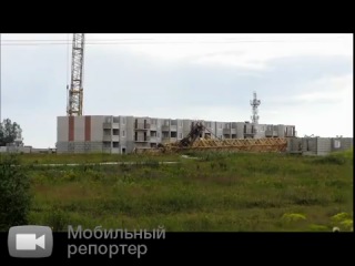 Башенный кран рухнул в южном бутове 2 пострадали (20 07 2012)