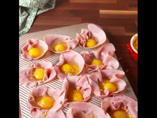 Ham & cheese egg cups are our favorite new low carb breakfast