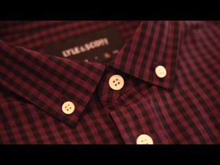 Lyle & scott ls slim fit gingham shirt