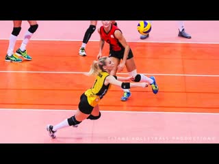 Best volleyball digs saves libero hatice gizem orge wcwc 2018