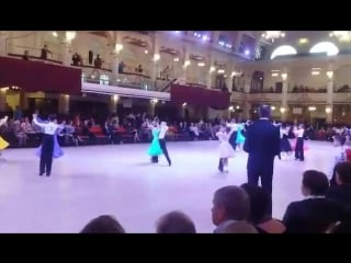 Juvenile 8 to 18 years old slow waltz quarter final during wdc european championships in blackpool