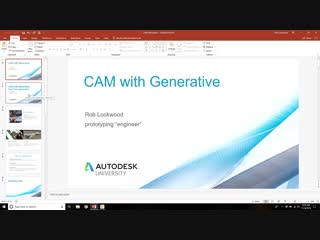 Cam with generative overview with rob lockwood