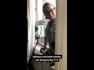 Instagram story by stefanie heinzmann songwriting