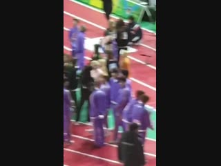 190107 izone in isac 2019/ sakura and chaeyeon danced