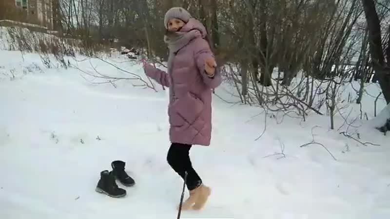 Босиком по снегу (челлендж)