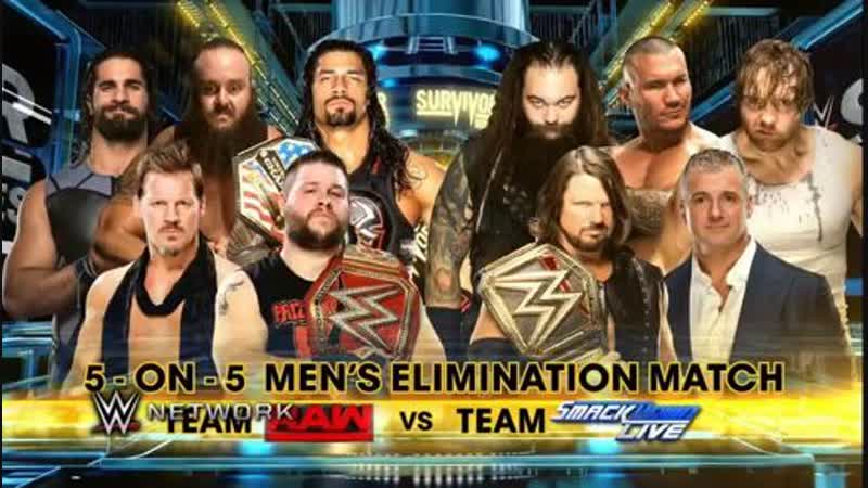 (wwe mania) survivor series 2016 team raw vs team smack down