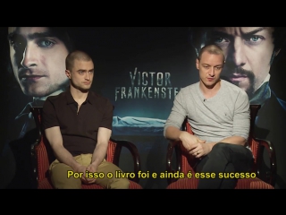 Daniel radcliffe e james mcavoy em que criatura sou eu